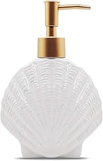 White ceramic soap dispenser
