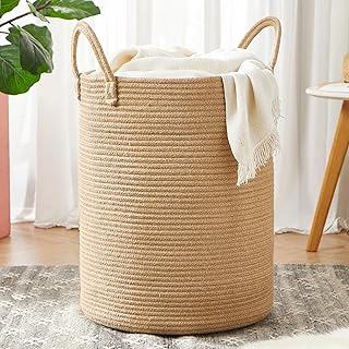 Wicker laundry basket