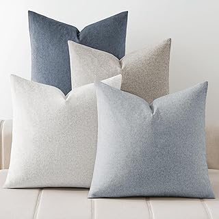 Blue outdoor pillows