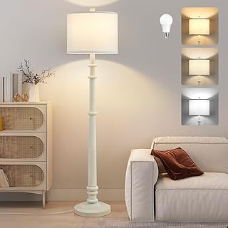 White floor lamp