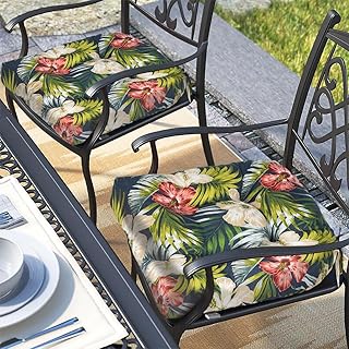 Floral outdoor cushion