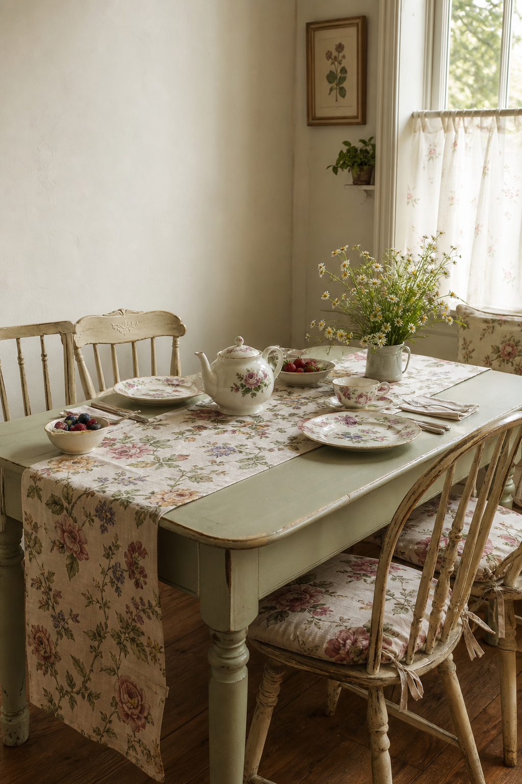 Cottagecore Breakfast Nook Amazon Finds finished room setup