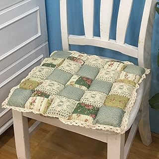 Floral outdoor chair cushion