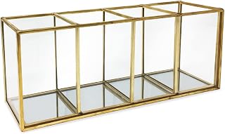 Brass desk organizer