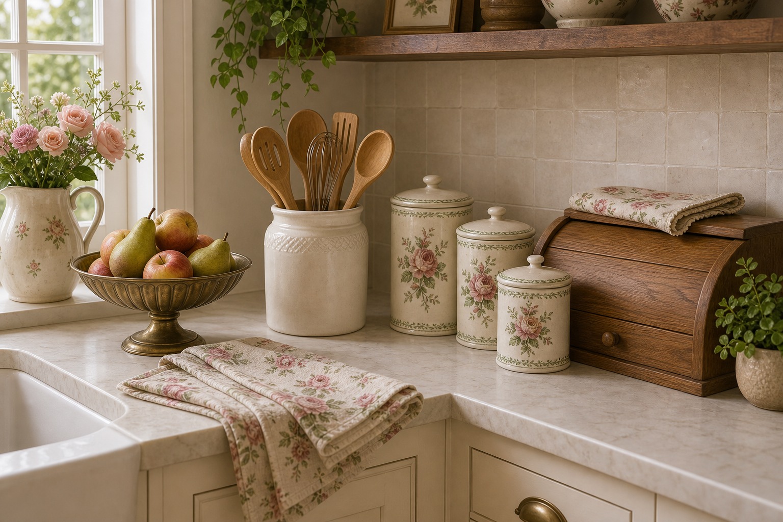 Cottagecore Kitchen Amazon Finds finished room setup