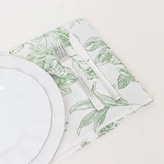 Botanical cloth napkins