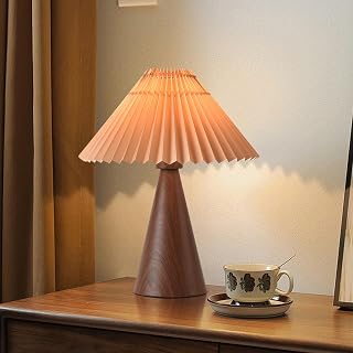 Pleated table lamp