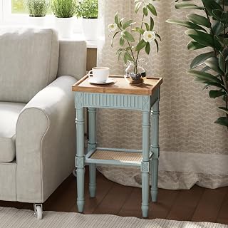 Wood side table