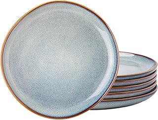 Dark stoneware dinner plates