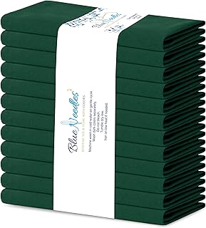 Deep green napkins