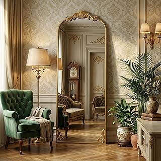 Ornate full length mirror