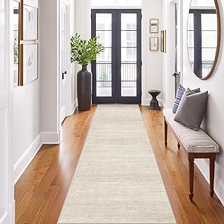 Neutral hallway runner