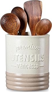 Bamboo utensil holder