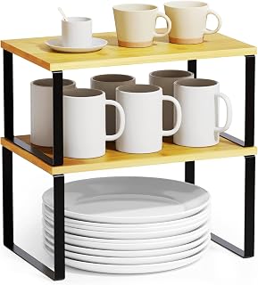 Bamboo shelf risers