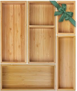 Bamboo drawer dividers