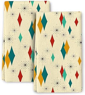 Geometric kitchen towel