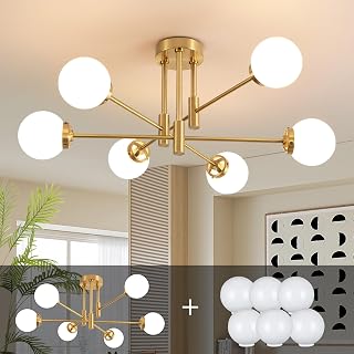 Globe chandelier