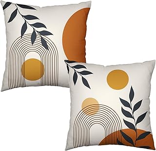 Geometric outdoor pillows
