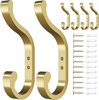 Brass wall hooks