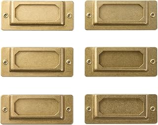 Brass label holders