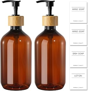 Amber soap dispenser