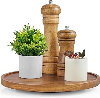 Wood tray centerpiece