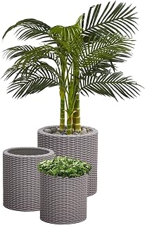 Woven planter basket