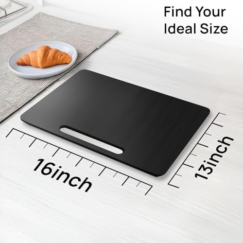 Ibyx black bamboo appliance slider tray