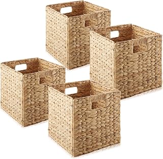Woven storage bins