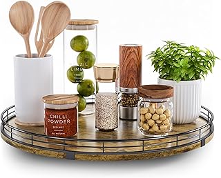 Wood lazy susan