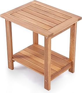 Small wood side table