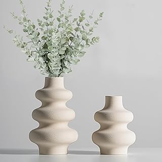 Ceramic vase centerpiece