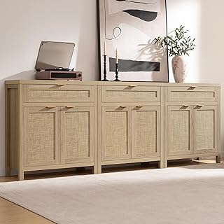 Wood coffee bar cabinet