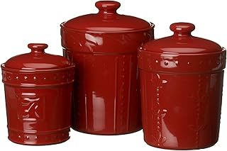 Stoneware canister set