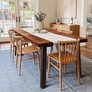 Wood outdoor dining table