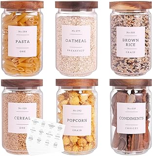 Glass pantry jars
