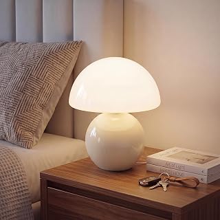 Mushroom bedside lamp