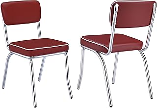 Colourful dining chairs