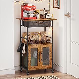 Colourful coffee cart