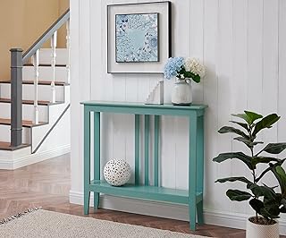 Colourful console table