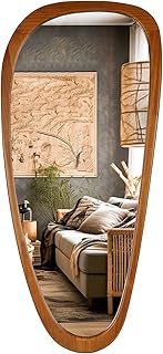 Wavy entryway mirror