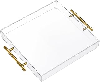 Wavy acrylic tray