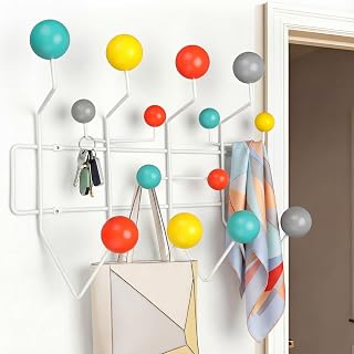 Colourful wall hooks