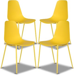 Colourful outdoor dining chairs
