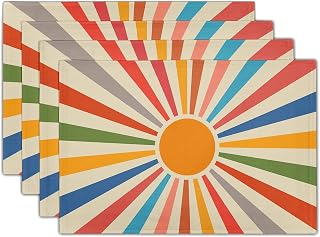 Colourful placemats