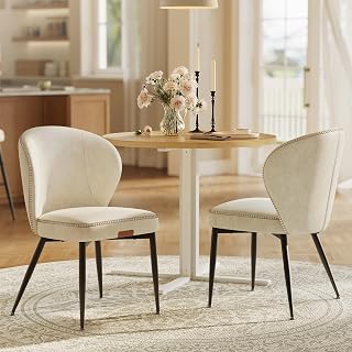 Cream dining chairs