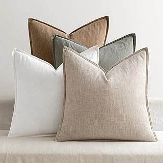 Neutral outdoor pillow set