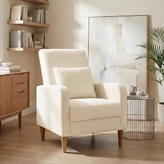 Cream accent chair