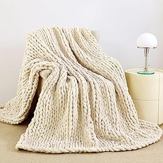 Textured throw blanket