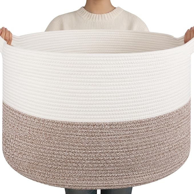 Oversized blanket basket